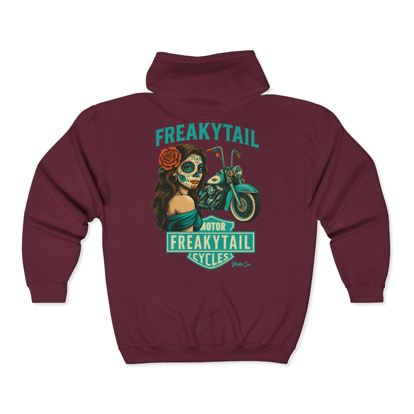YNA x FREAKYTAIL Dias De Los Muertos  Full Zip Up Hoodie