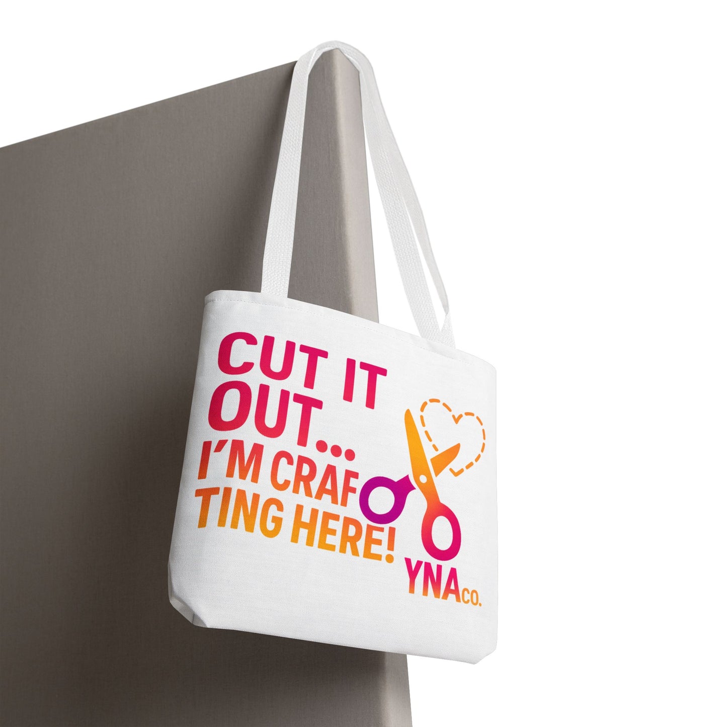 You're Not Alone Tote Bag – Crafting Edition