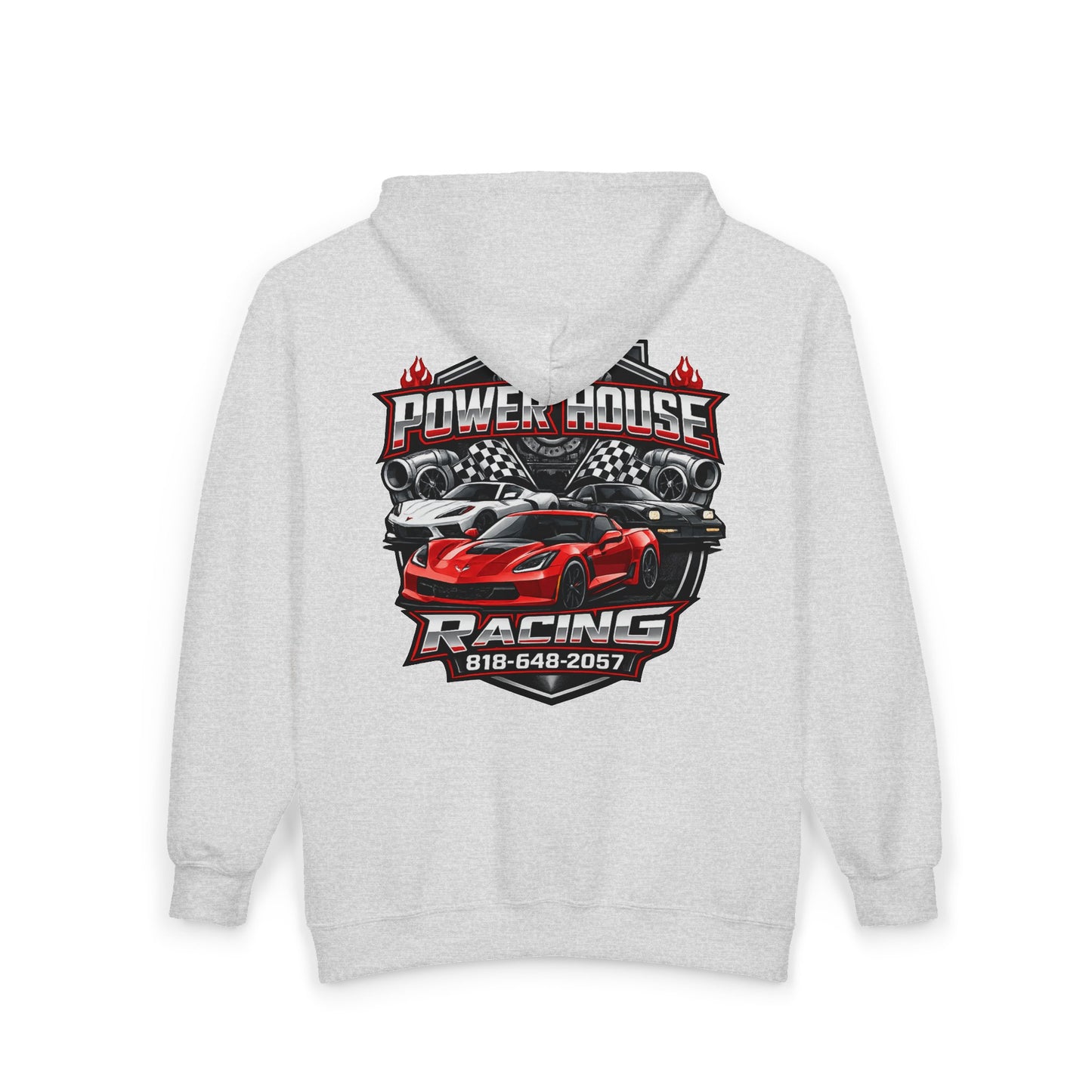 Power House Racing Full Zip Up Hoodie (Variant 2)