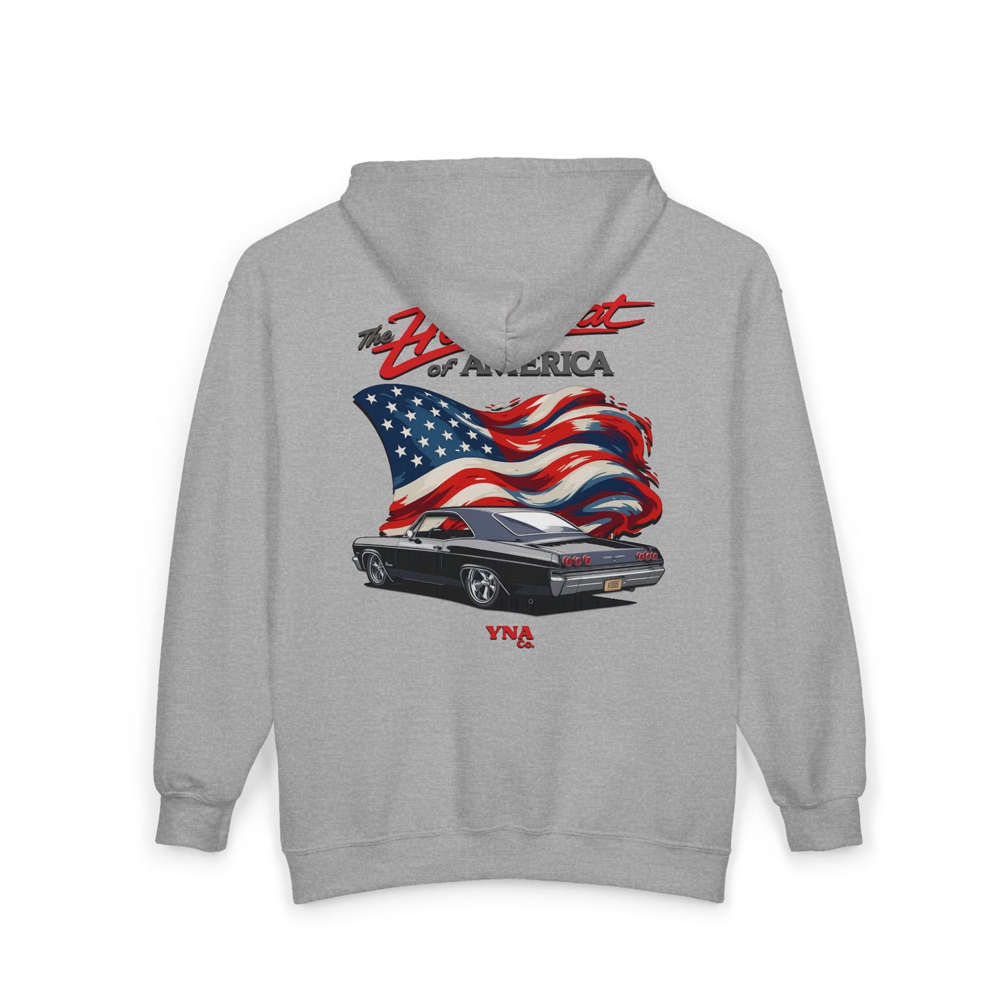 The Heartbeat of America Full Zip Up Hoodie