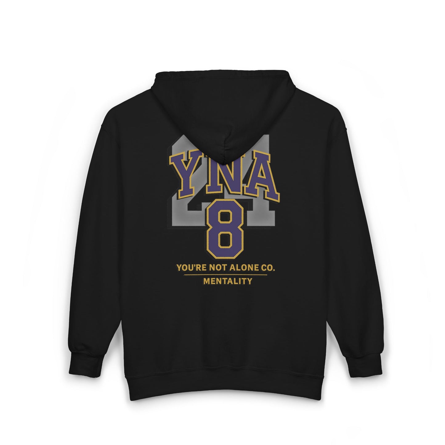 Mentality Full Zip Up Hooded Sweatshirt