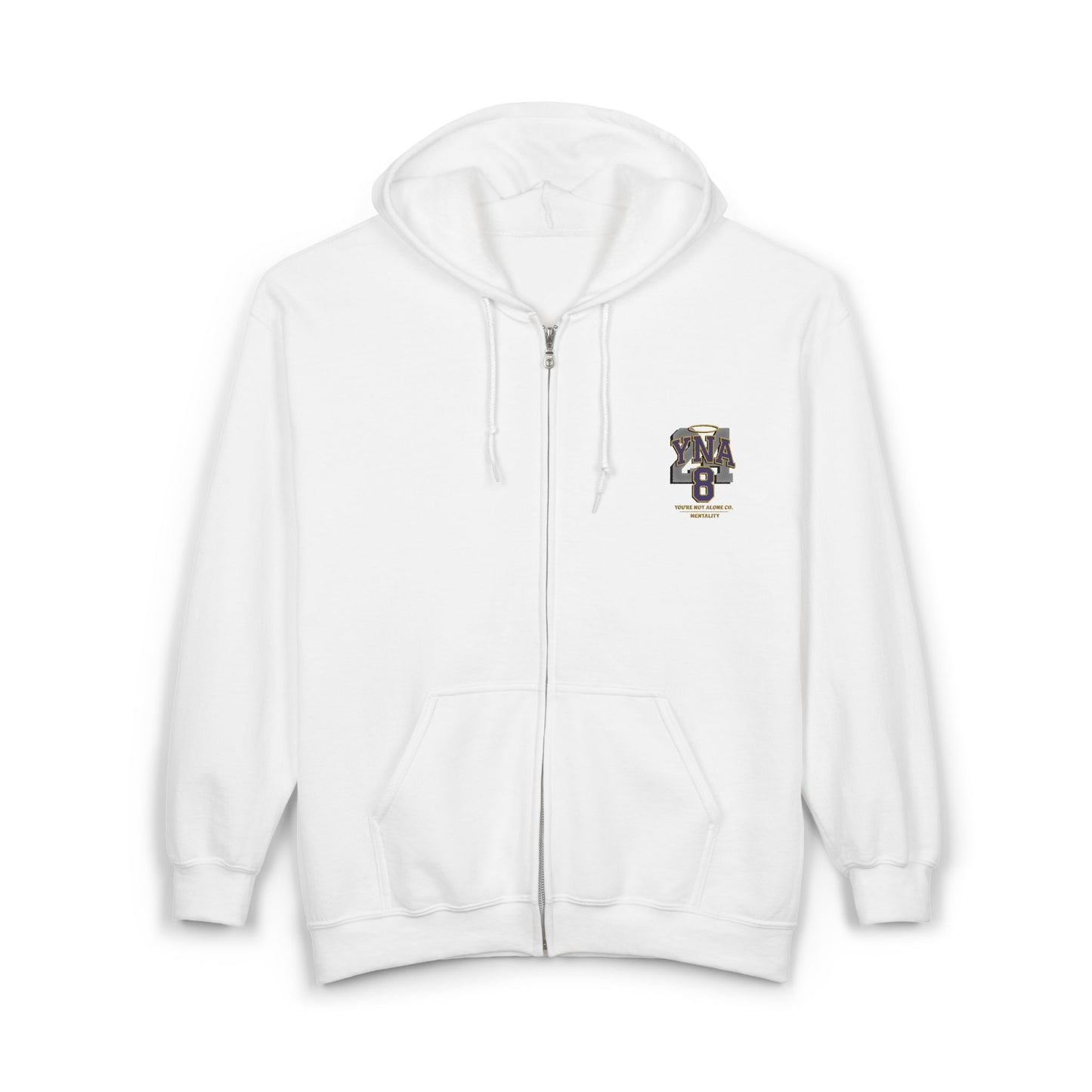 Mentality Full Zip Up Hooded Sweatshirt