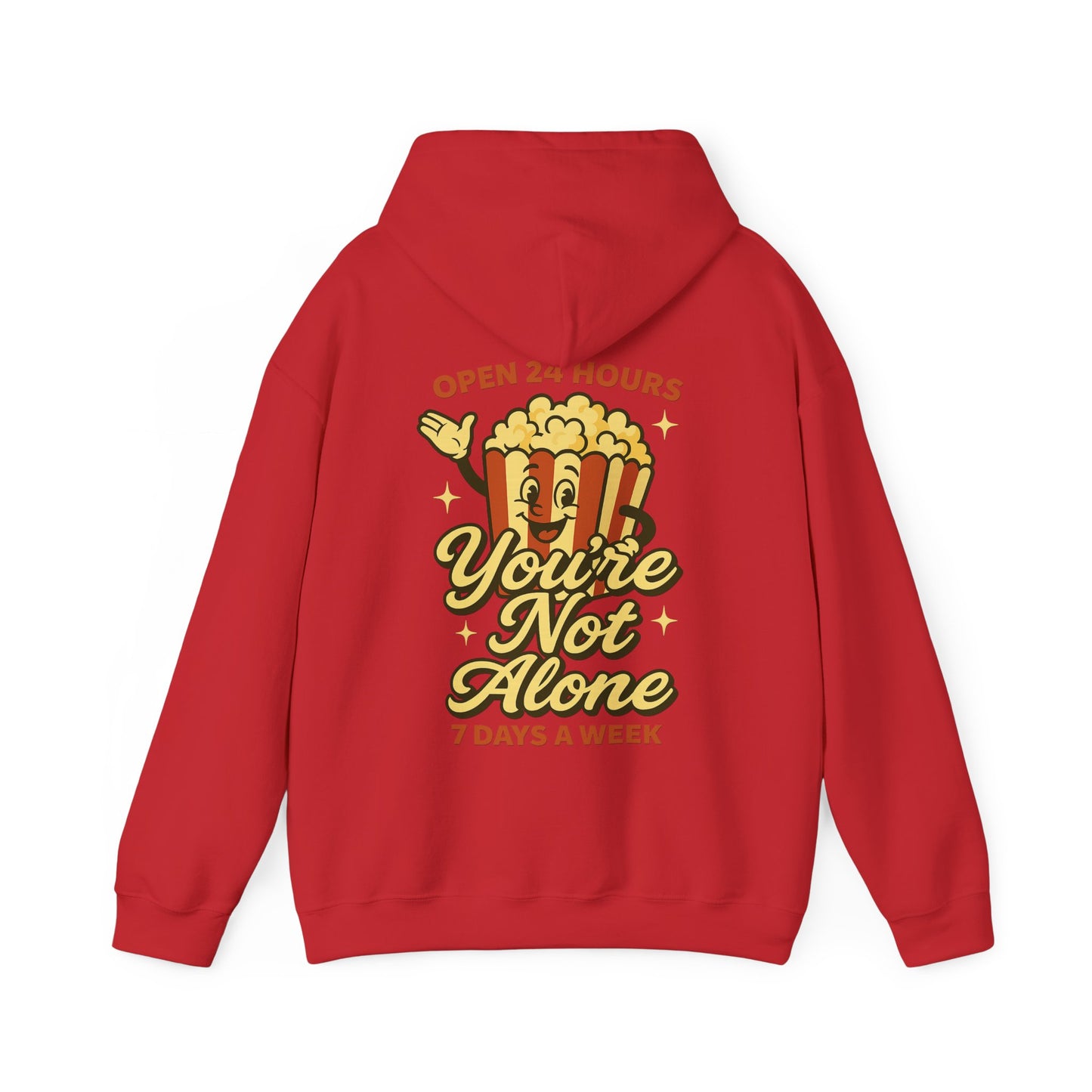 Open 24 Hours Hoodie Popcorn Edition