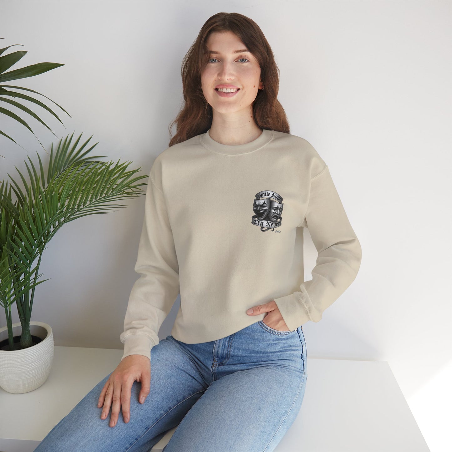 Smile Now, Cry Never Crewneck Sweatshirt