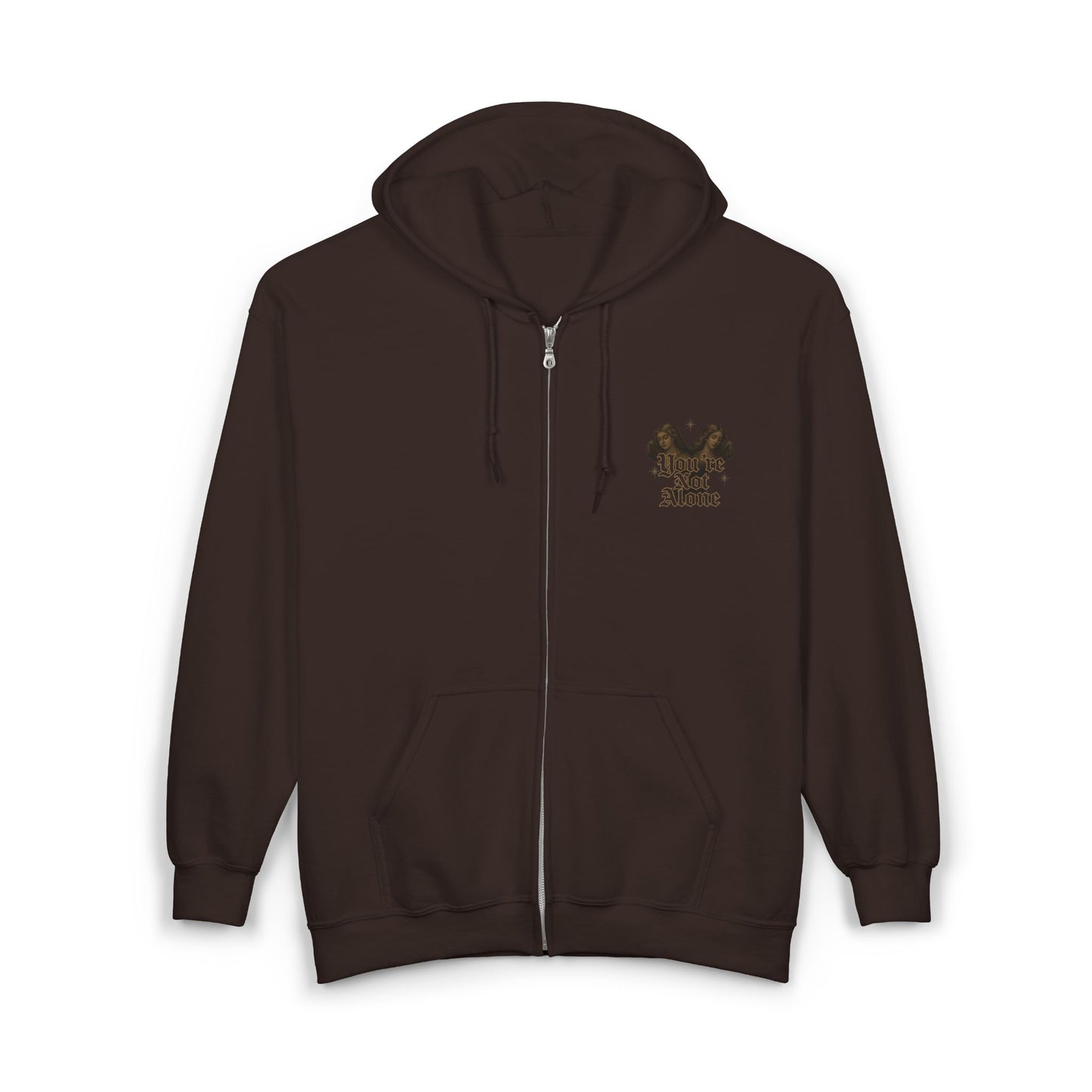 Angels Full Zip Up Hooded Sweatshirt