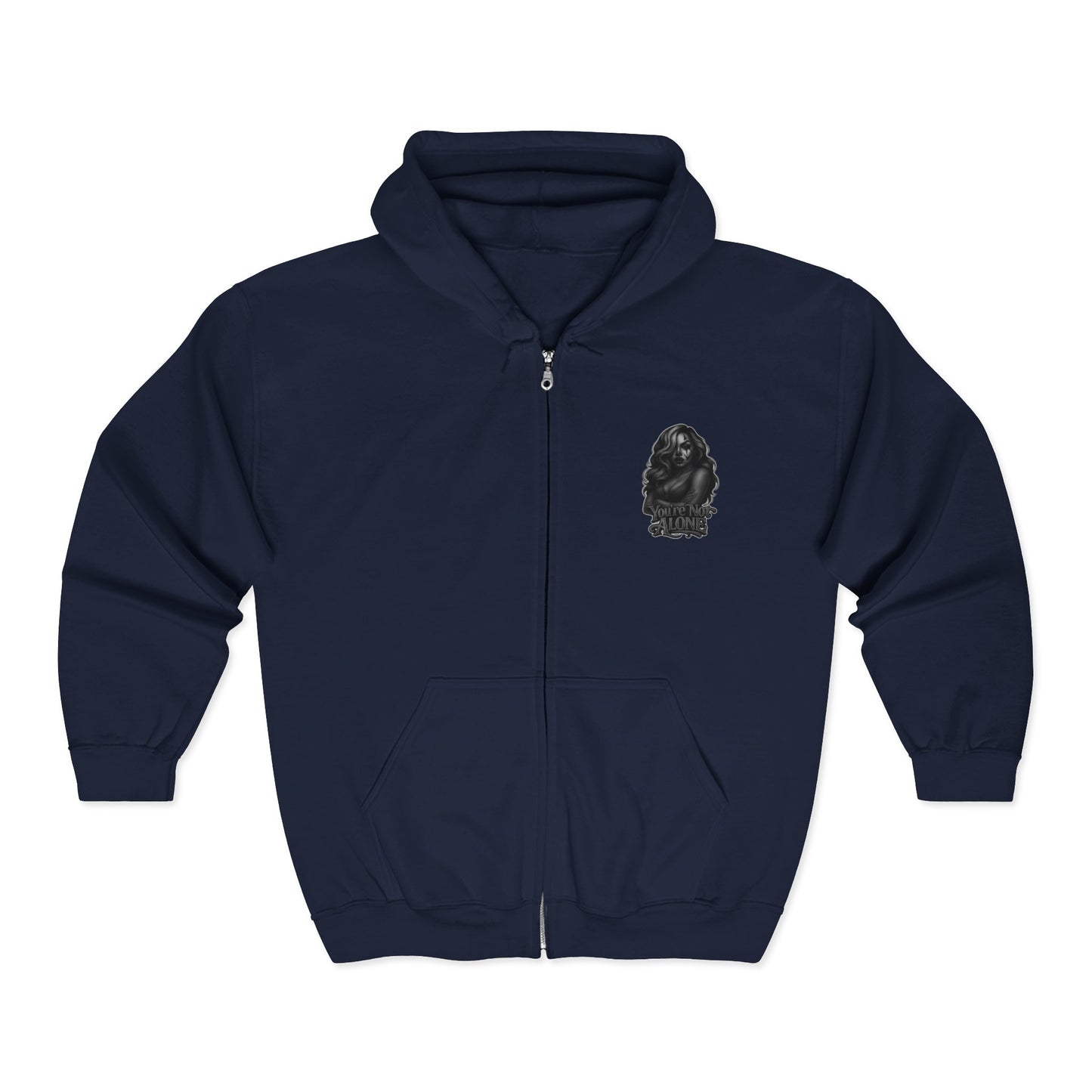 Loca Full Zip Up Hooded Sweatshirt