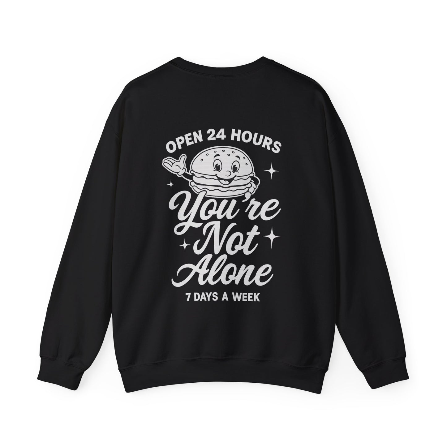 Open 24 Hours Crewneck Sweatshirt