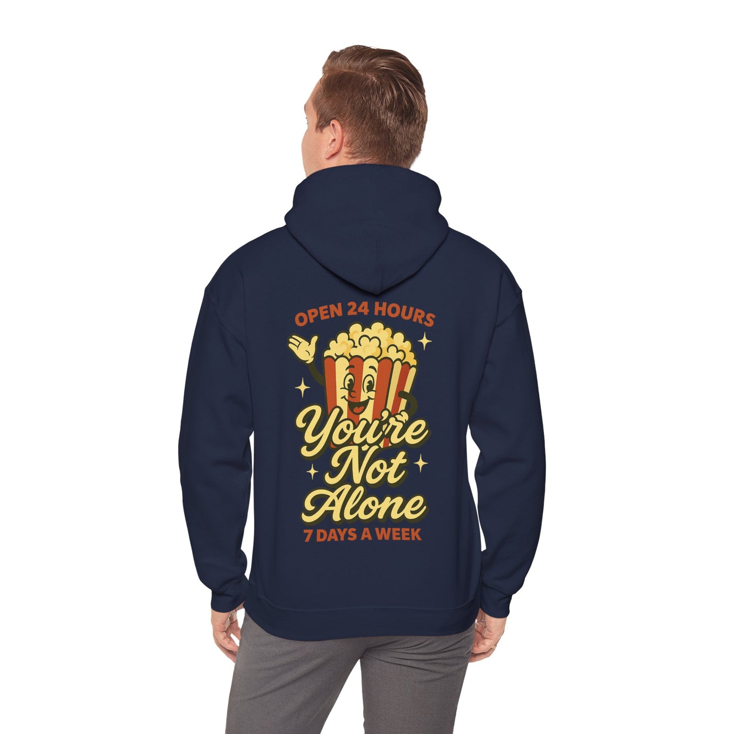 Open 24 Hours Hoodie Popcorn Edition