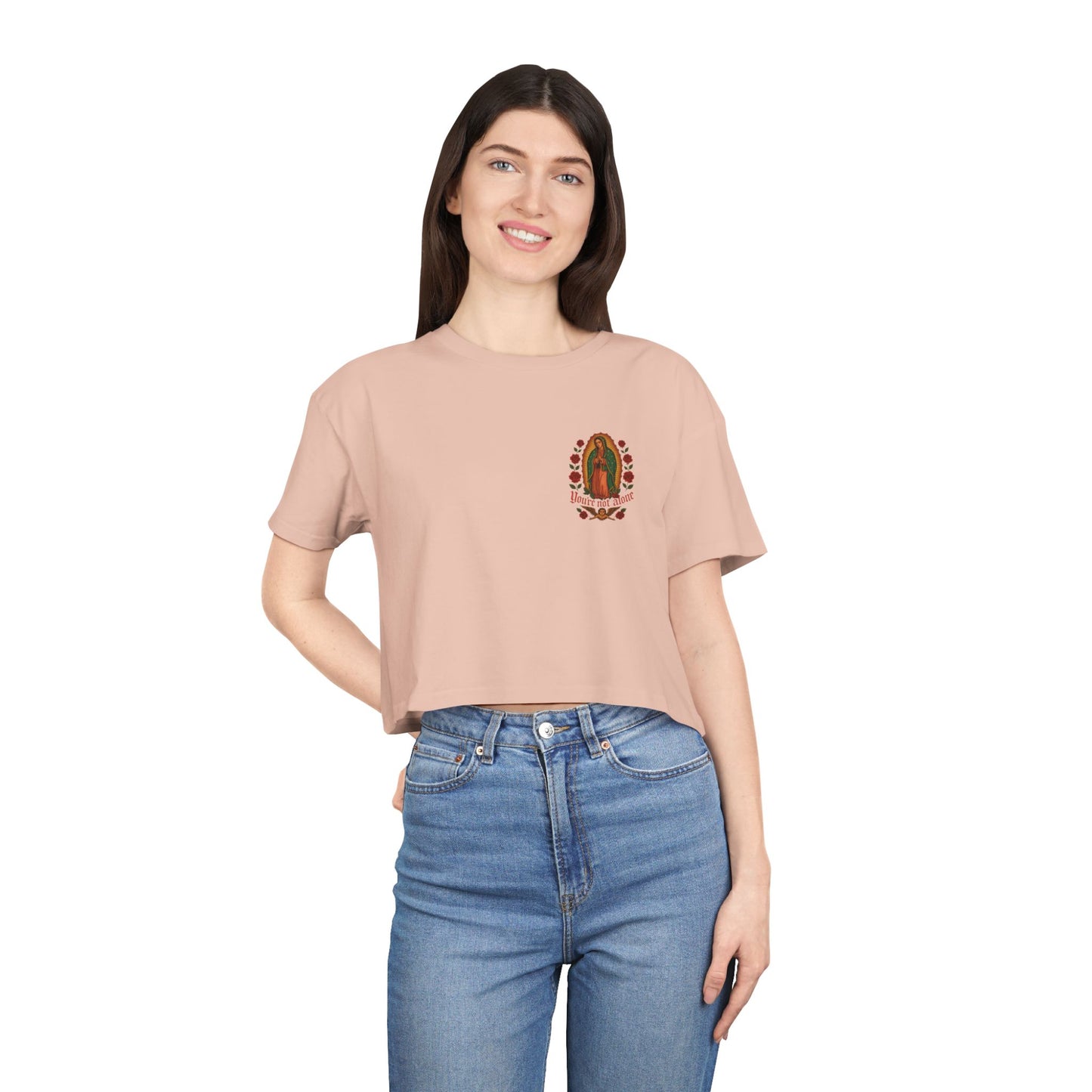 Lady of Guadalupe Women's Crop Tee