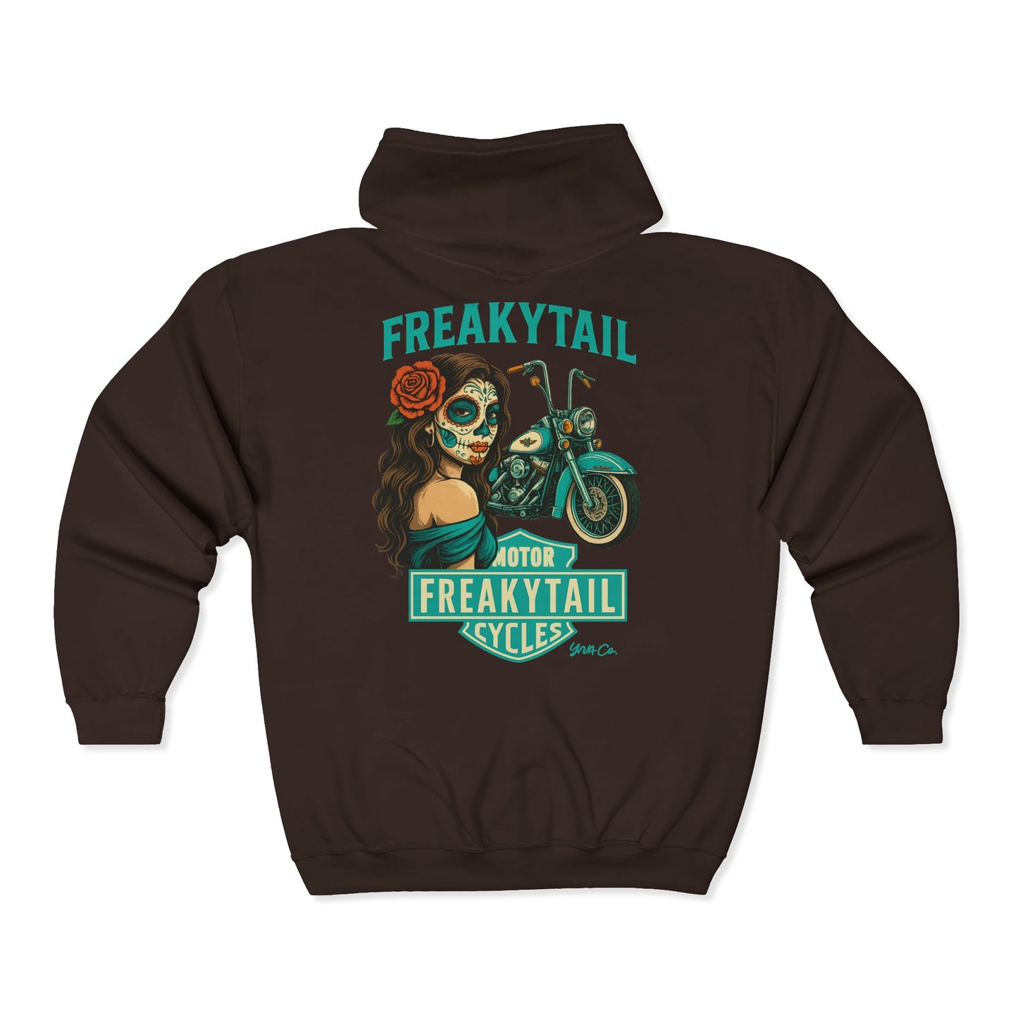 YNA x FREAKYTAIL Dias De Los Muertos  Full Zip Up Hoodie