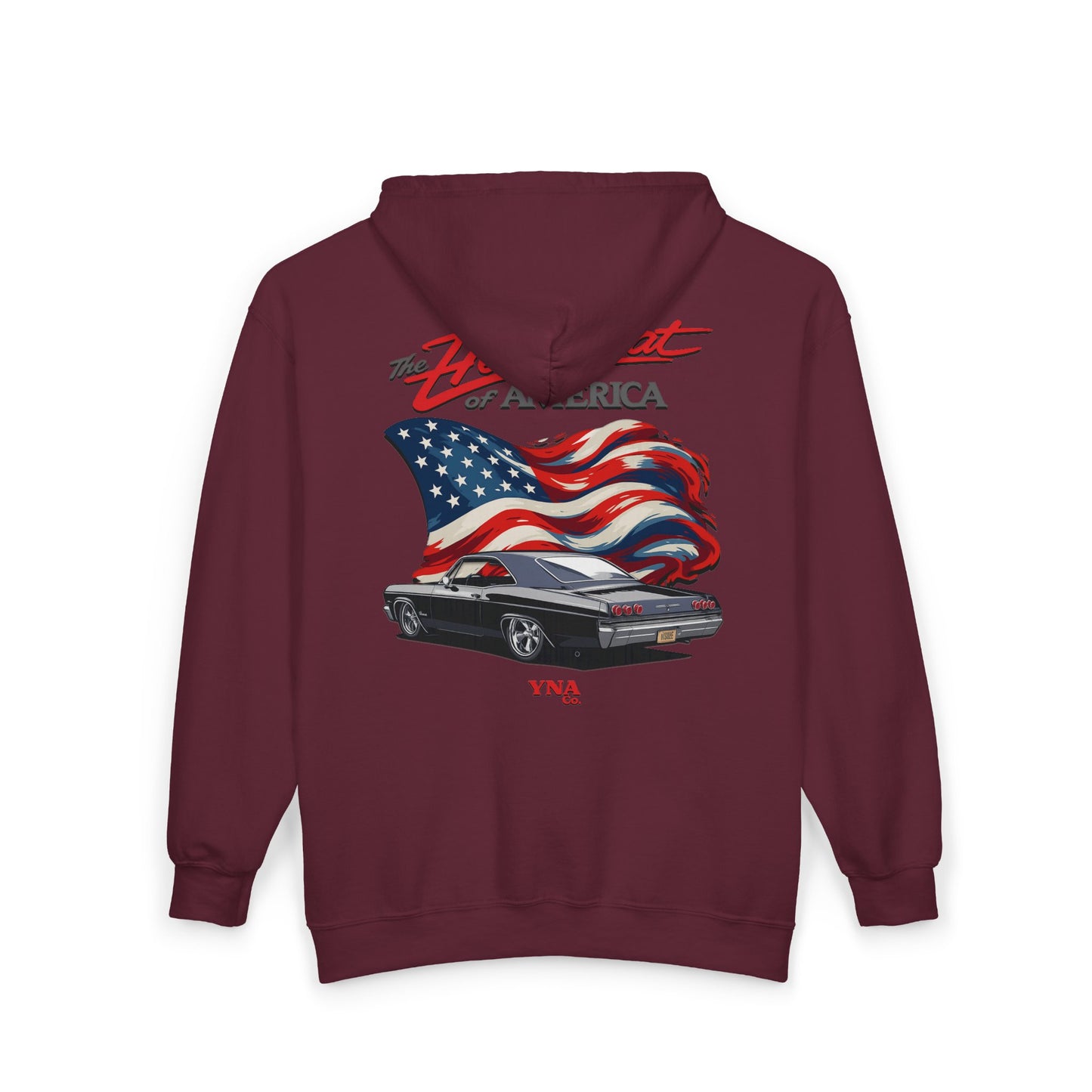 The Heartbeat of America Full Zip Up Hoodie