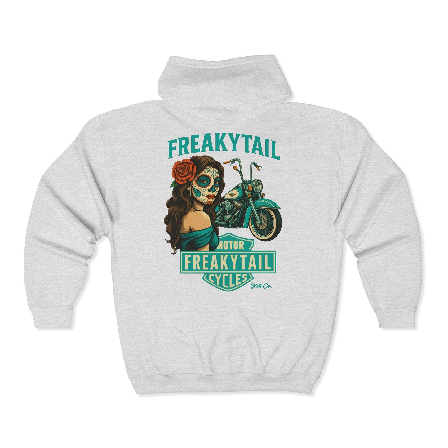 YNA x FREAKYTAIL Dias De Los Muertos  Full Zip Up Hoodie