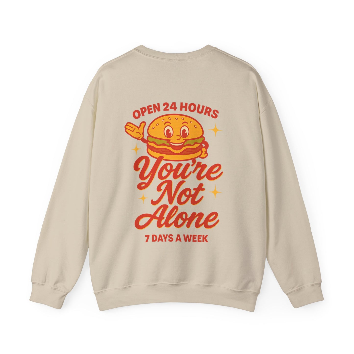 Open 24 Hours Crewneck Sweatshirt (Variant 2)