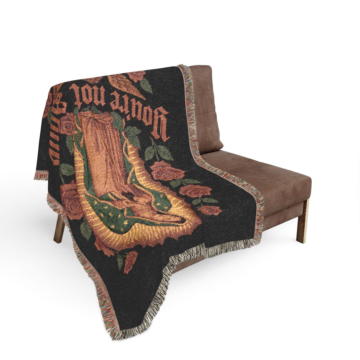 Woven Blanket — Our Lady of Guadalupe Tapestry Throw