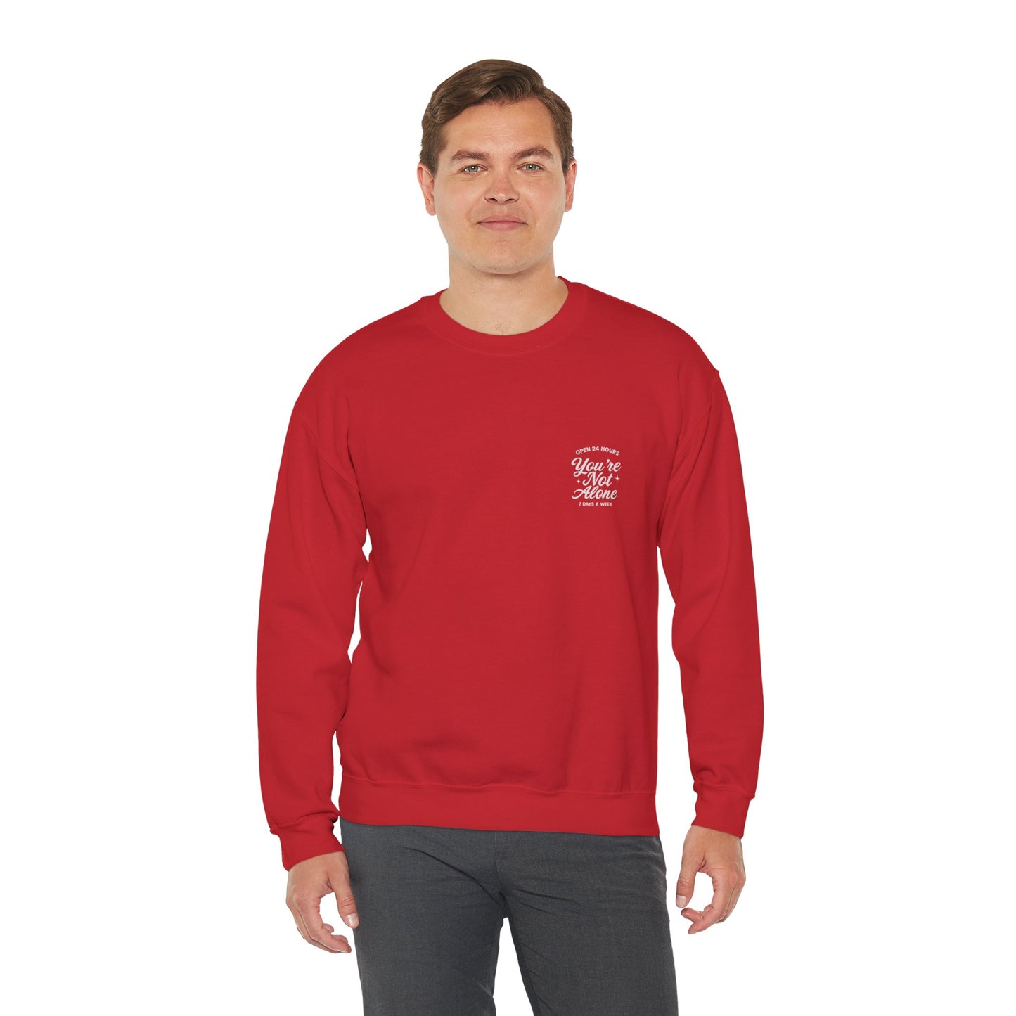 Open 24 Hours Crewneck Sweatshirt