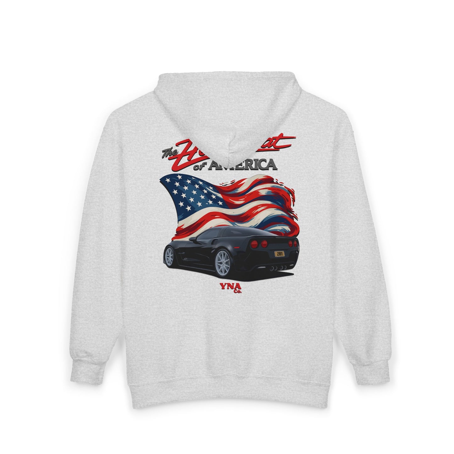 The Heartbeat of America III Full Zip Up Hoodie