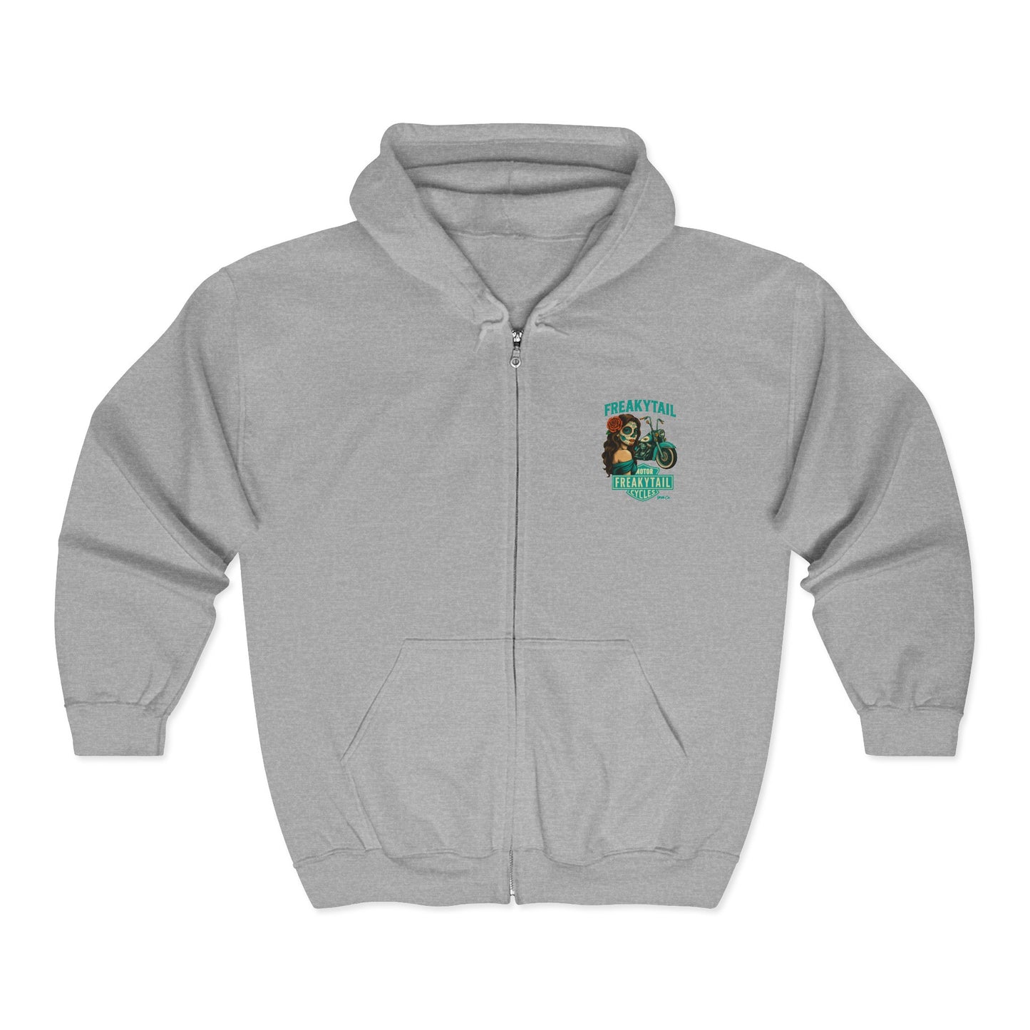 YNA x FREAKYTAIL Dias De Los Muertos  Full Zip Up Hoodie