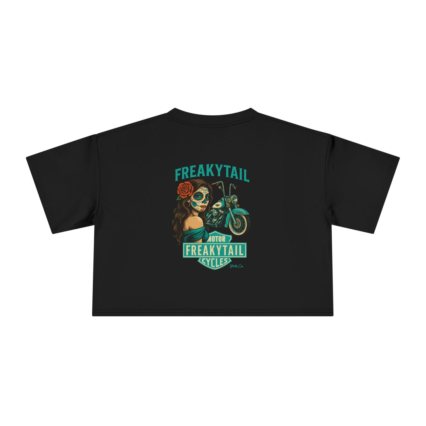 FREAKYTAIL Dias De Los Muertos Women's Crop Tee