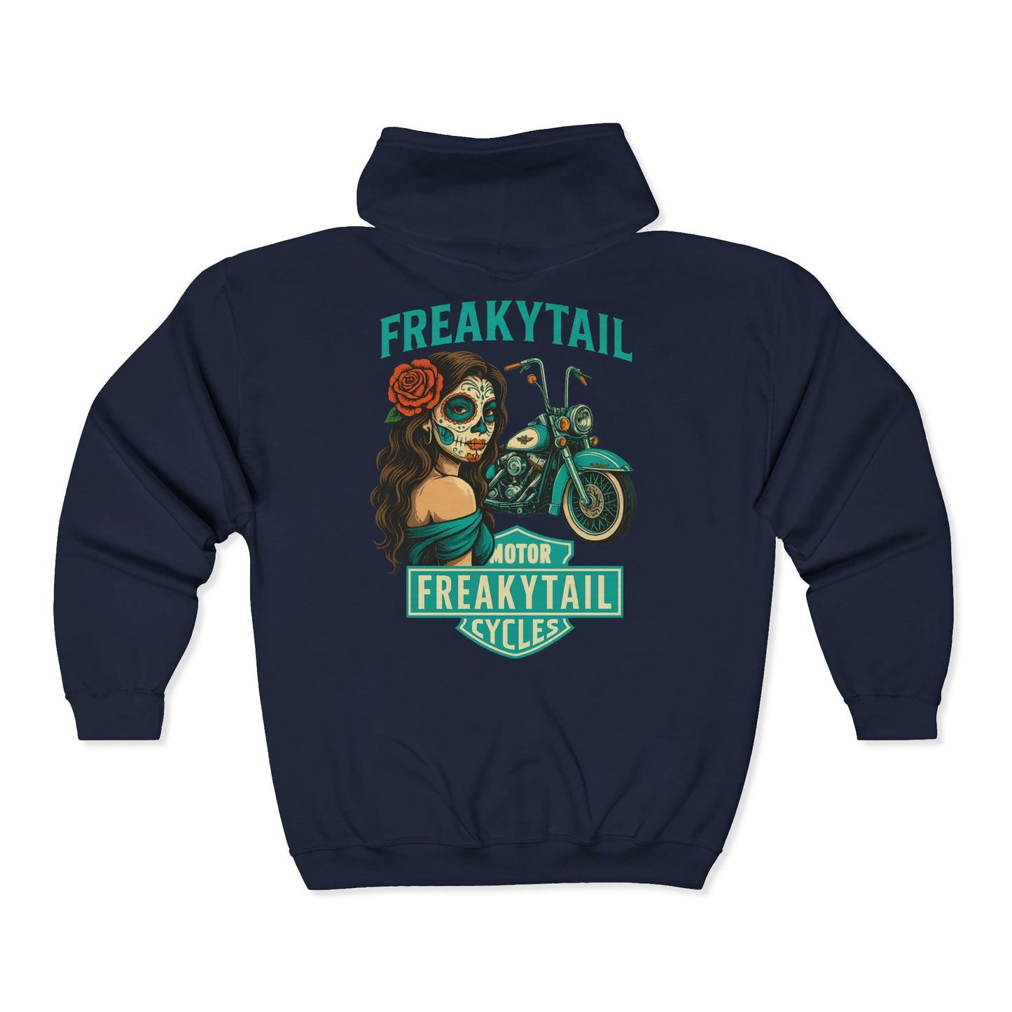 YNA x FREAKYTAIL Dias De Los Muertos Full Zip Up Hoodie