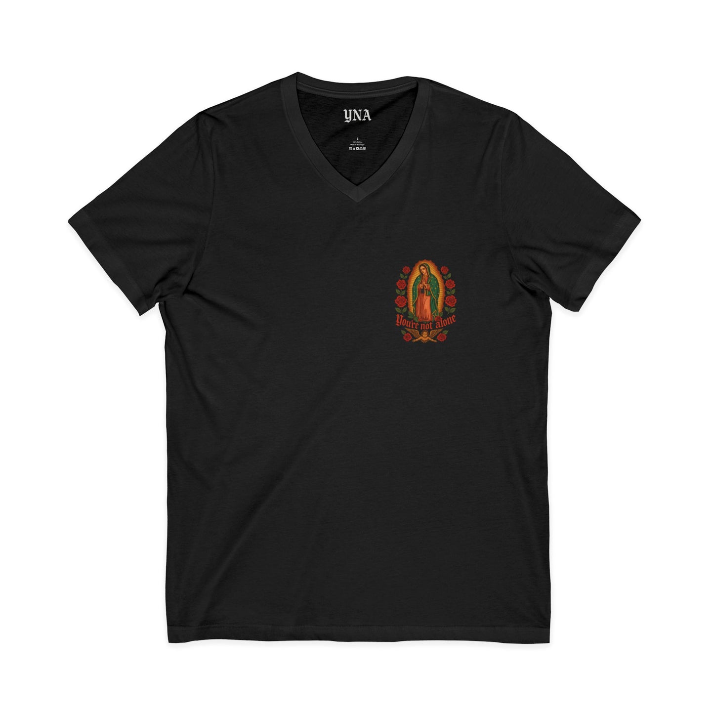Lady of Guadalupe Women's V-Neck Tee