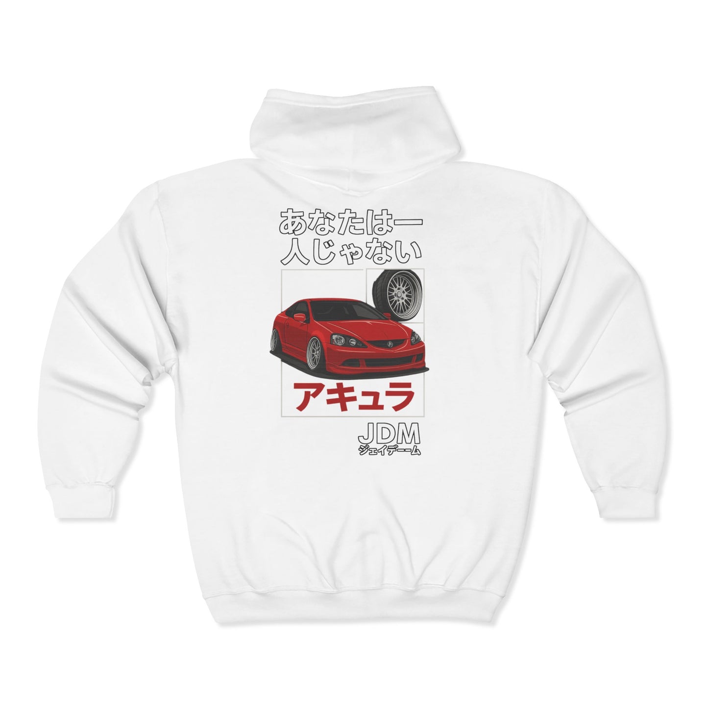 JDM Full Zip Up Hoodie