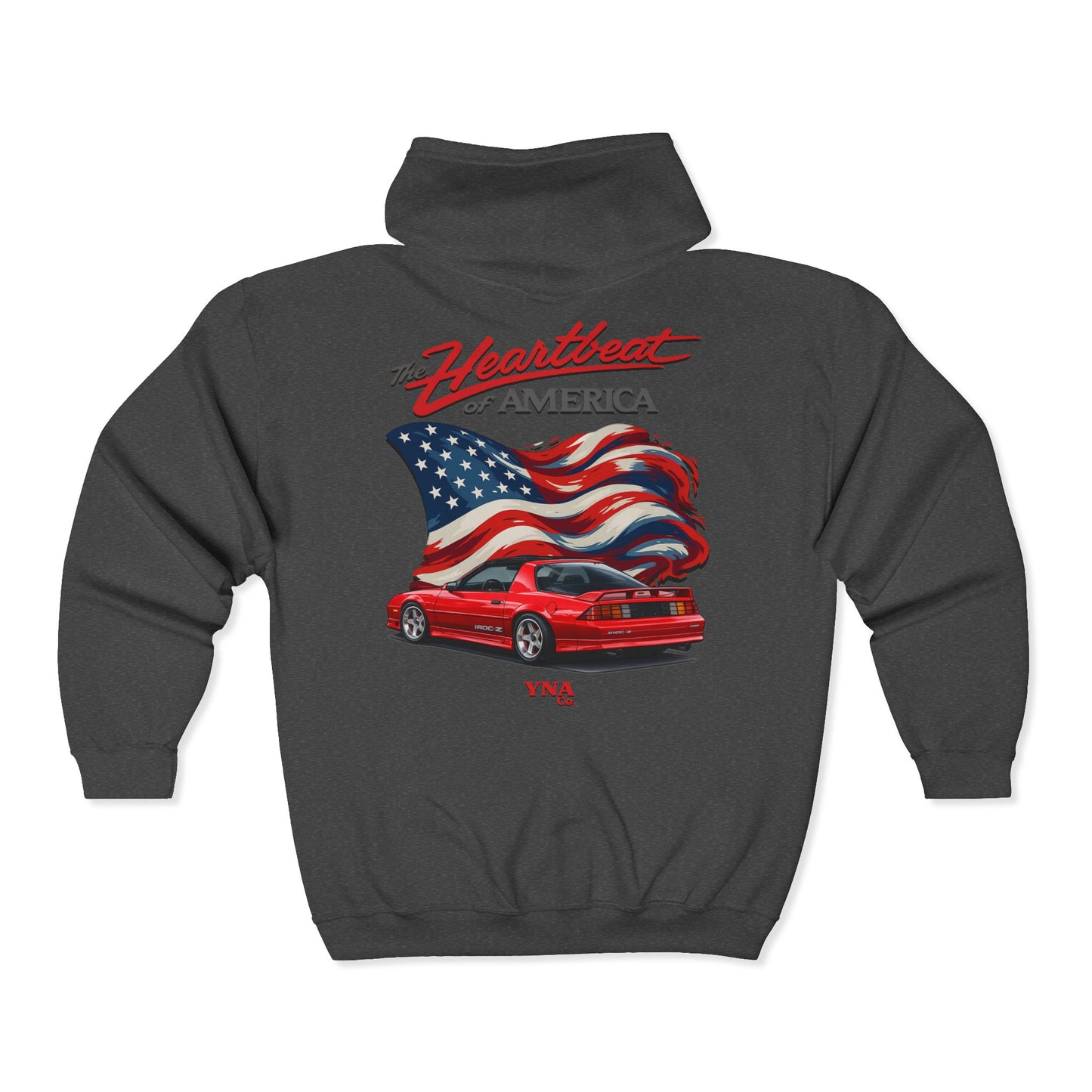 The Heartbeat of America IV Full Zip Up Hoodie
