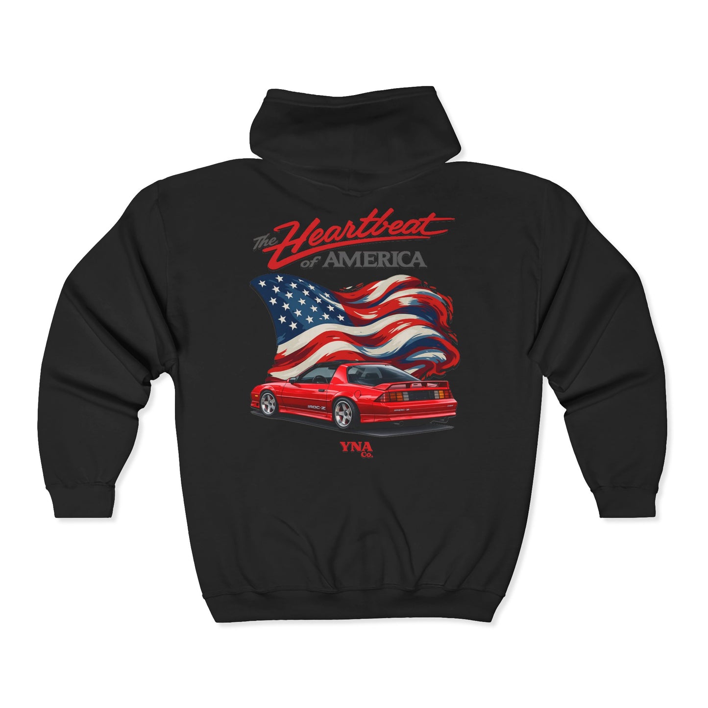 The Heartbeat of America IV Full Zip Up Hoodie