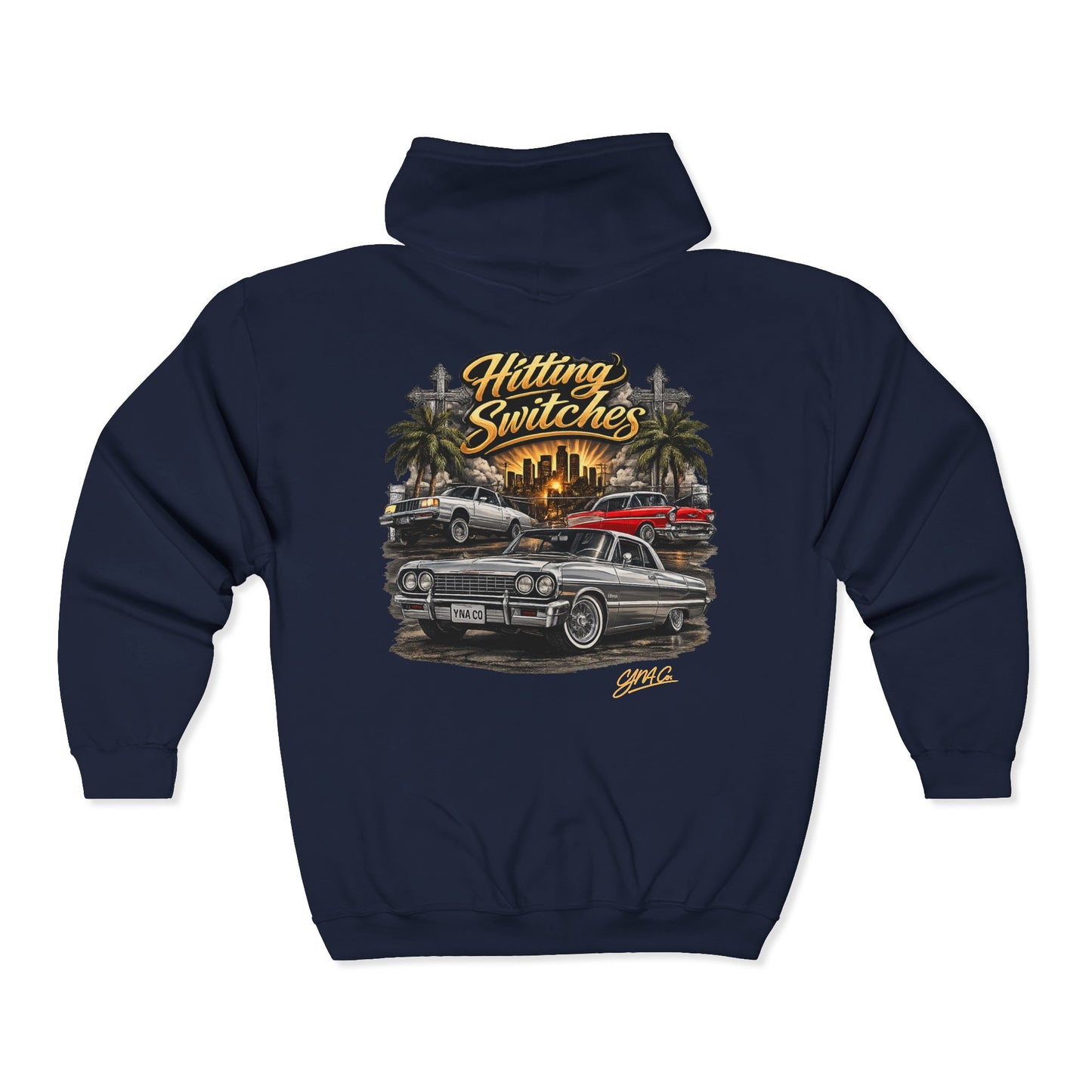 Hitting Switches Full Zip Up Hoodie