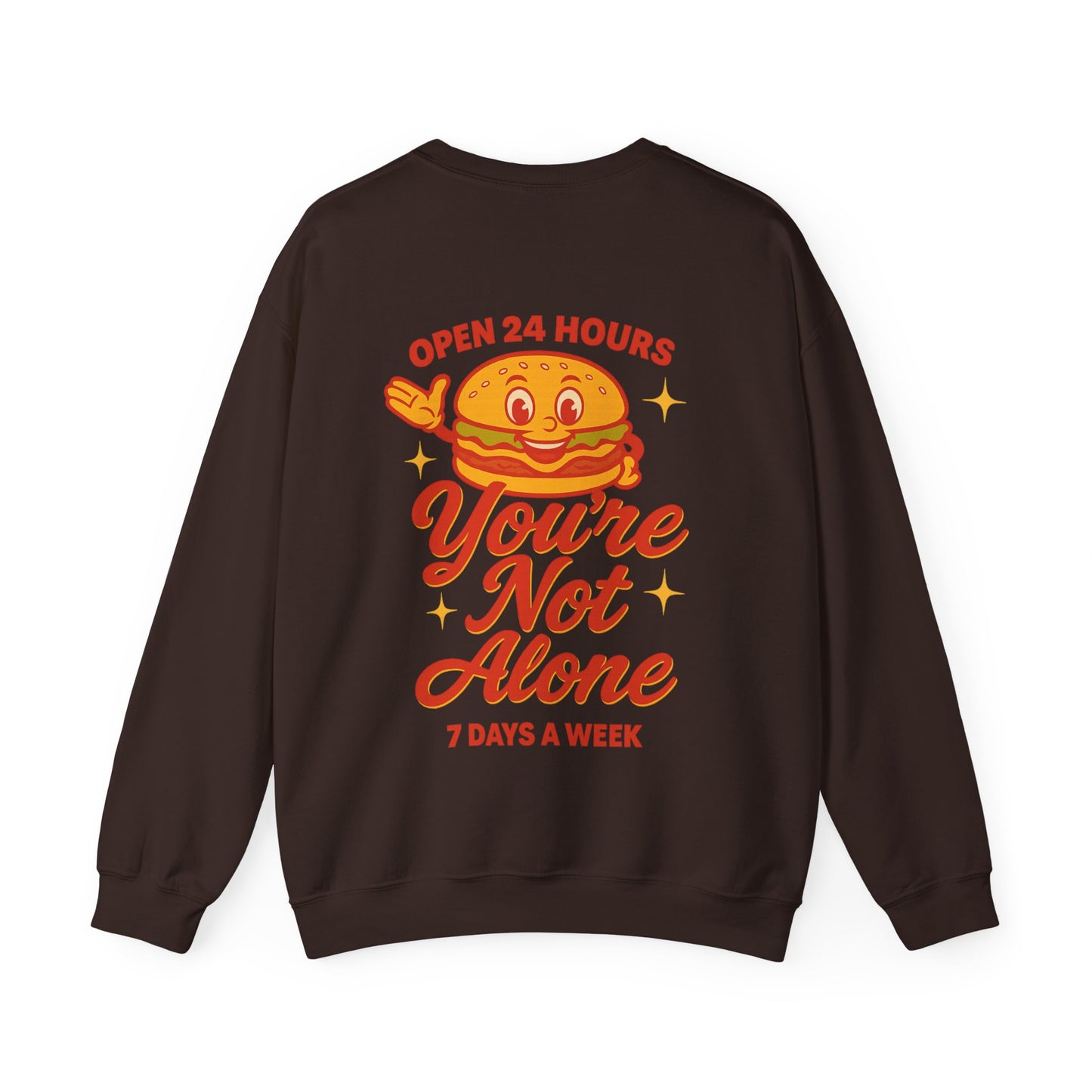 Open 24 Hours Crewneck Sweatshirt (Variant 2)