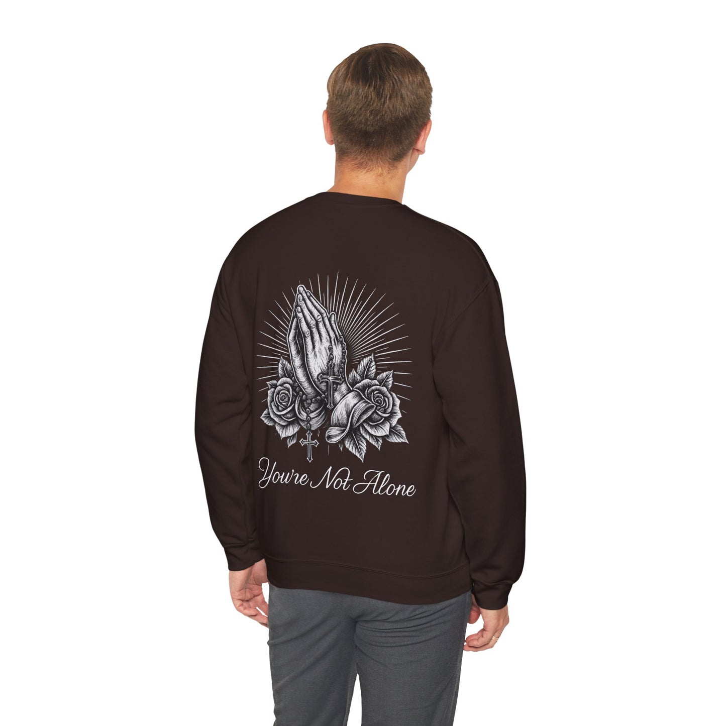 Praying Hands Crewneck Sweatshirt