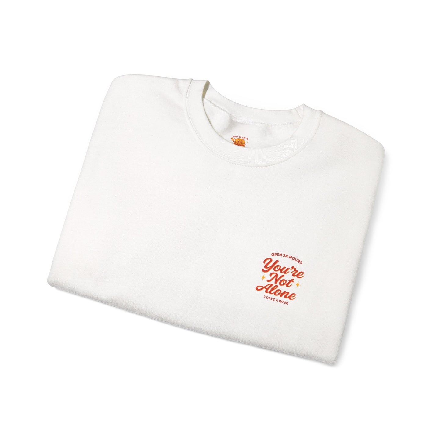 Open 24 Hours Crewneck Sweatshirt (Variant 2)