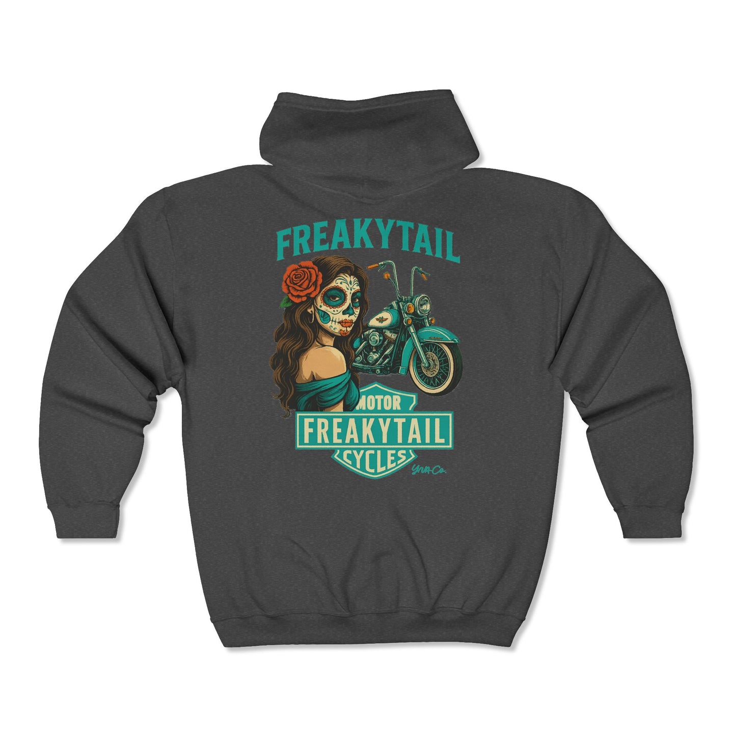 YNA x FREAKYTAIL Dias De Los Muertos  Full Zip Up Hoodie