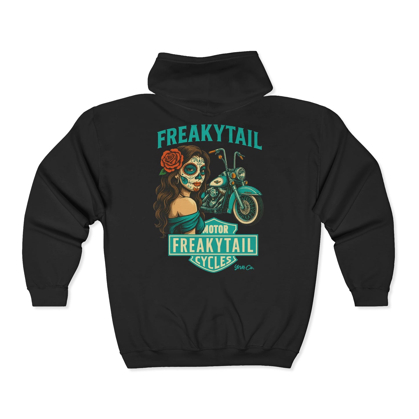 YNA x FREAKYTAIL Dias De Los Muertos  Full Zip Up Hoodie