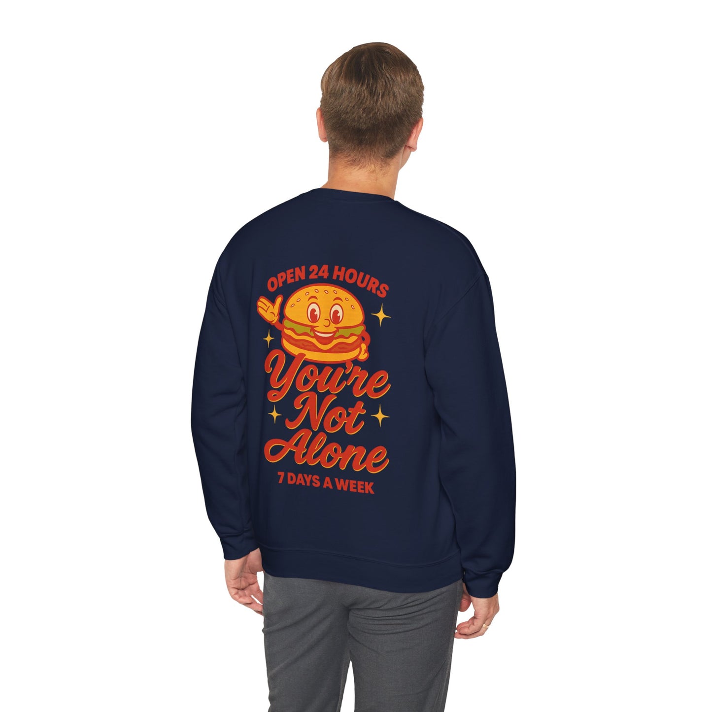 Open 24 Hours Crewneck Sweatshirt (Variant 2)