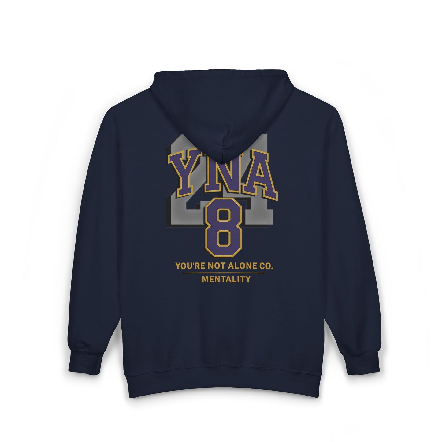Mentality Full Zip Up Hooded Sweatshirt