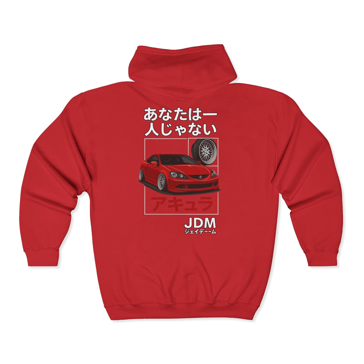 JDM Full Zip Up Hoodie