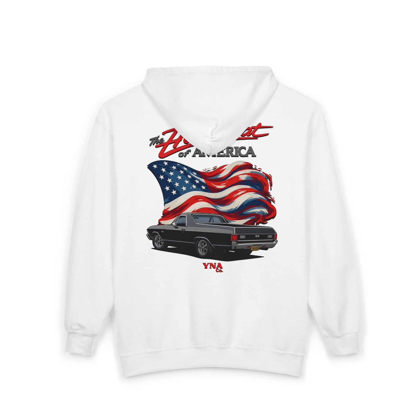 The Heartbeat of America II Full Zip Up Hoodie