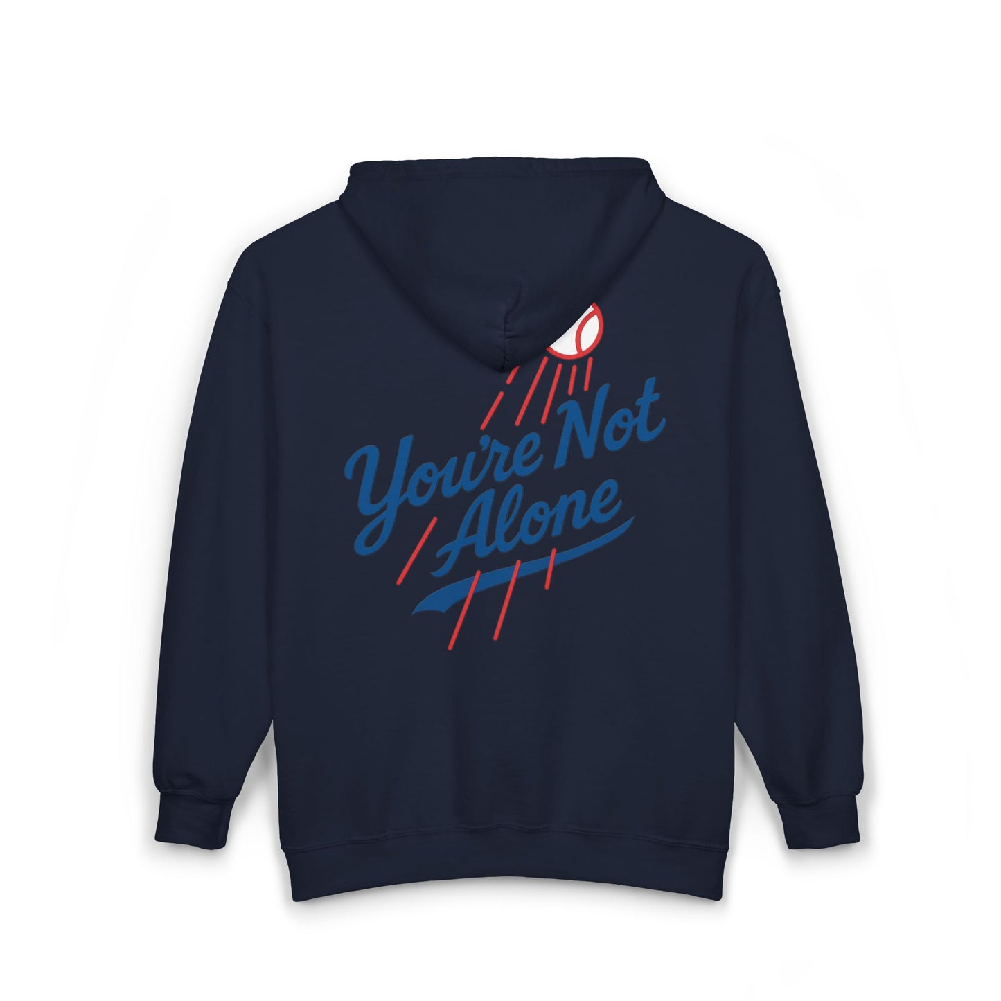 Baseball II Full Zip Up Hooded Sweatshirt
