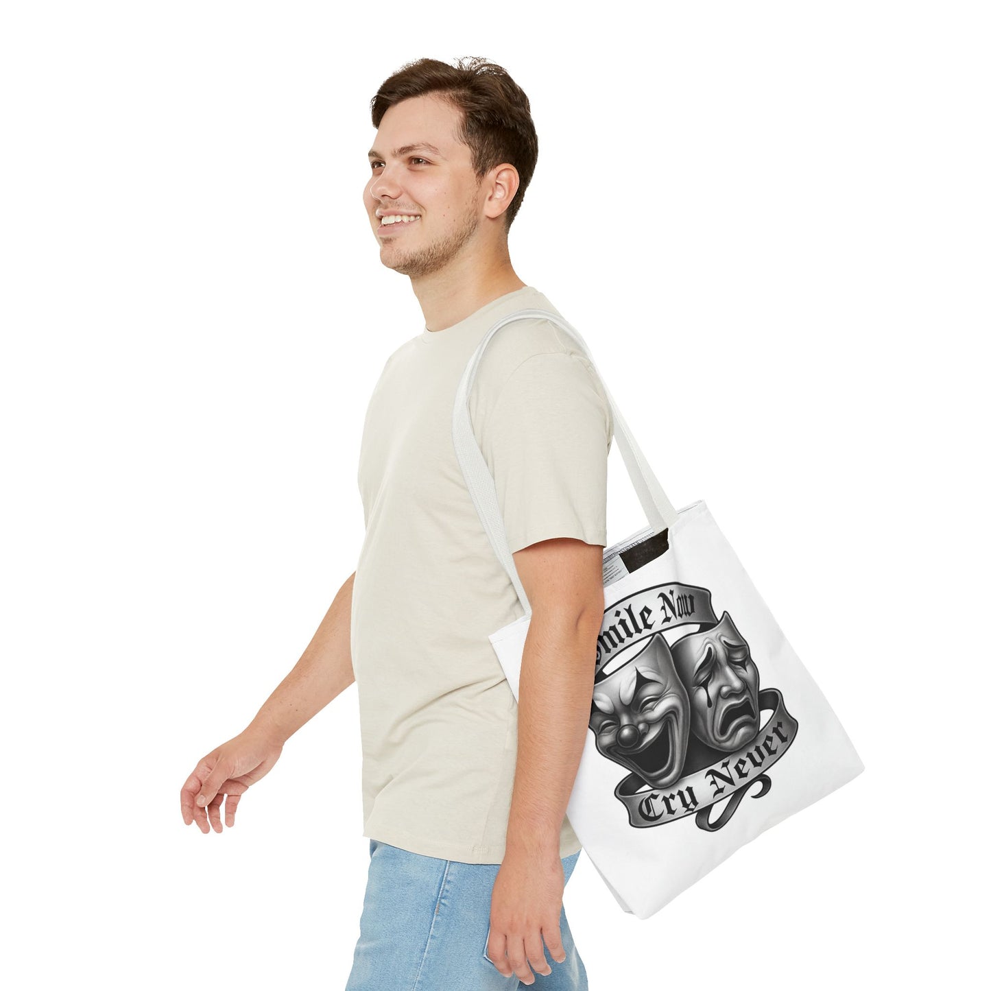 You're Not Alone Tote Bag – Smile Now, Cry Never Edition