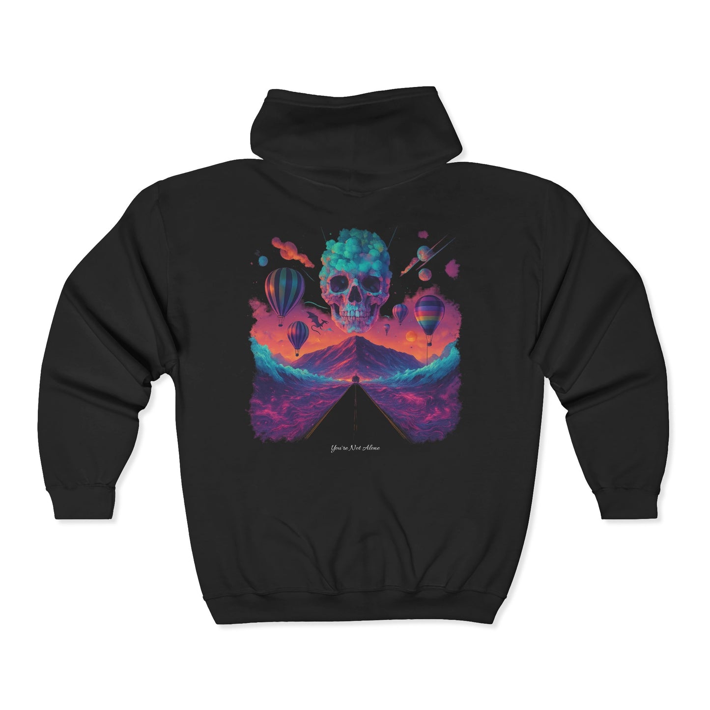 The Bi-Polar EP 10th Year Anniversary Full Zip Up Hooded Sweatshirt- You're Not Alone Collection