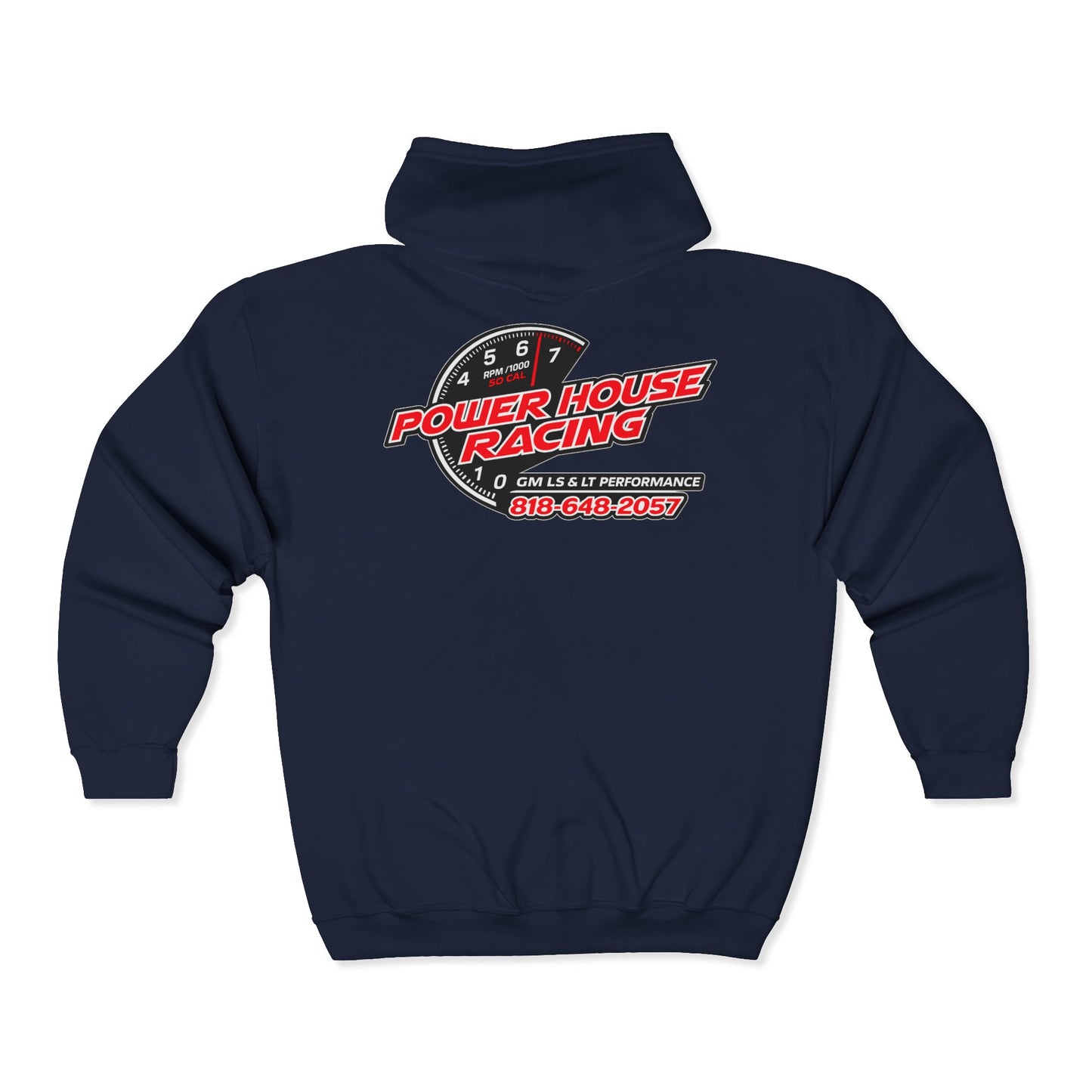 Power House Racing Full Zip Up Hoodie