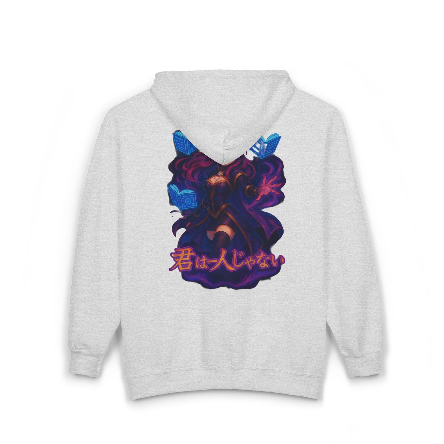 Anime Full Zip Up Hooded Sweatshirt