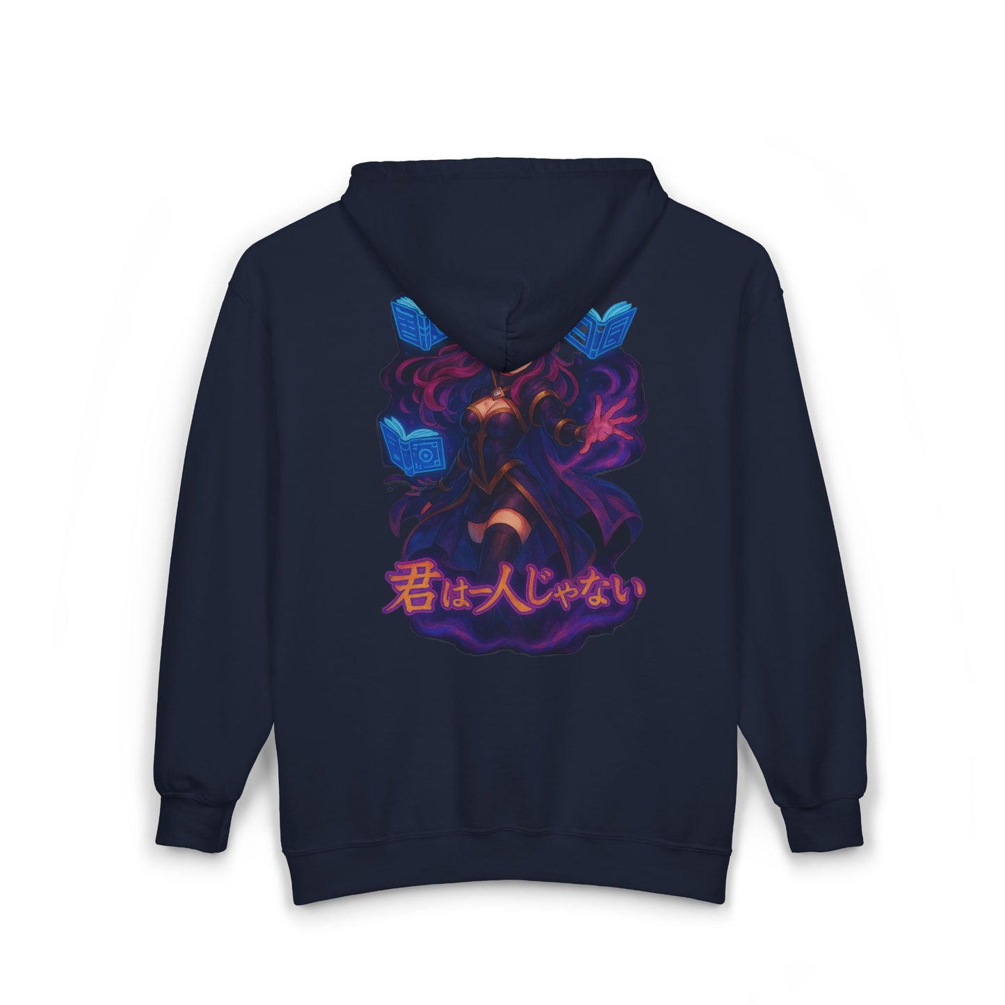 Anime Full Zip Up Hooded Sweatshirt