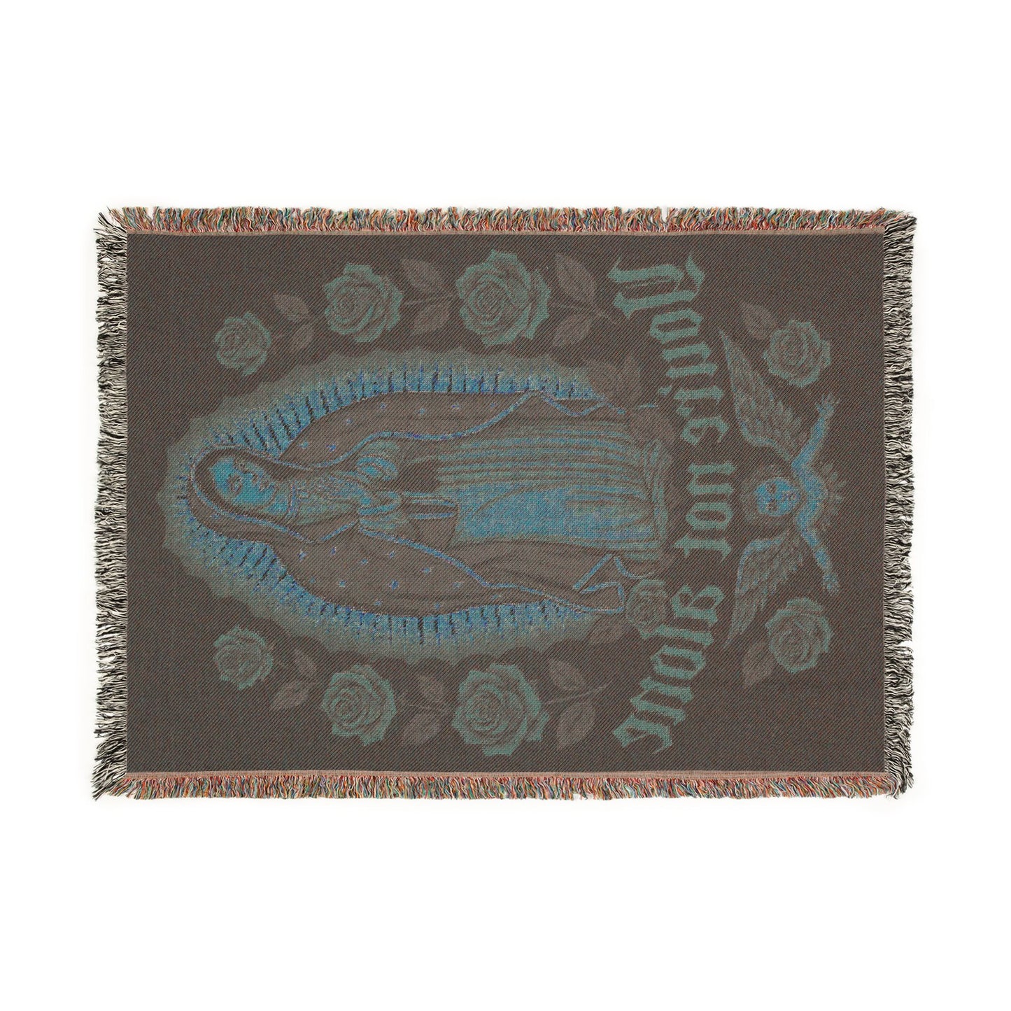 Woven Blanket — Our Lady of Guadalupe Tapestry Throw