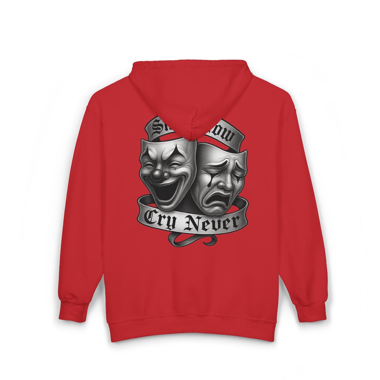 Smile Now, Cry Never Full Zip Up Hooded Sweatshirt