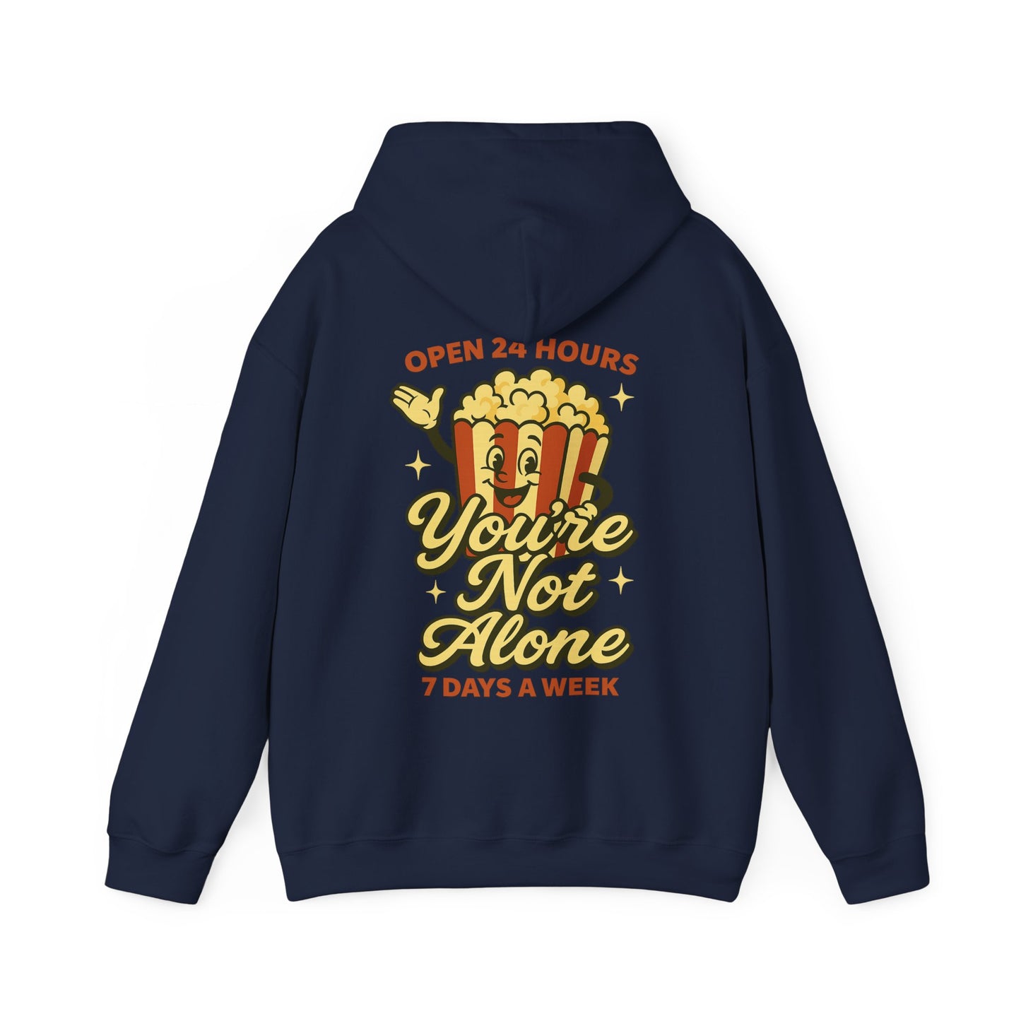 Open 24 Hours Hoodie Popcorn Edition