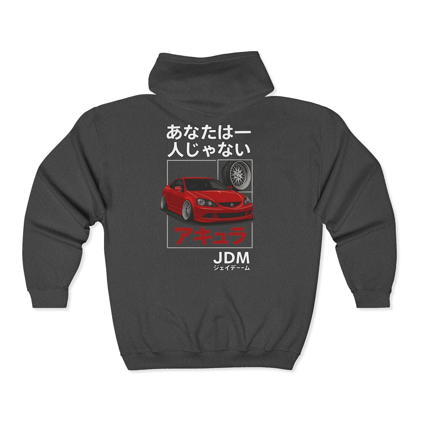 JDM Full Zip Up Hoodie