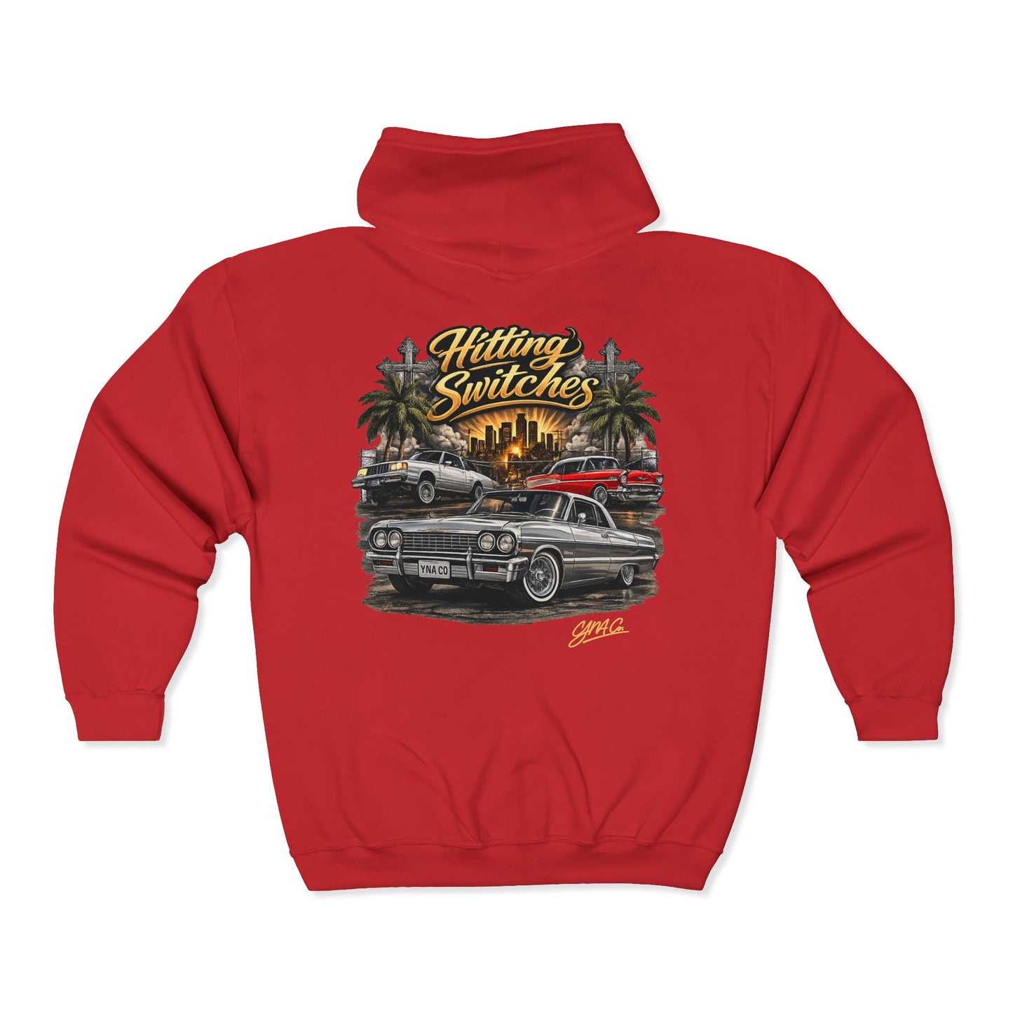 Hitting Switches Full Zip Up Hoodie