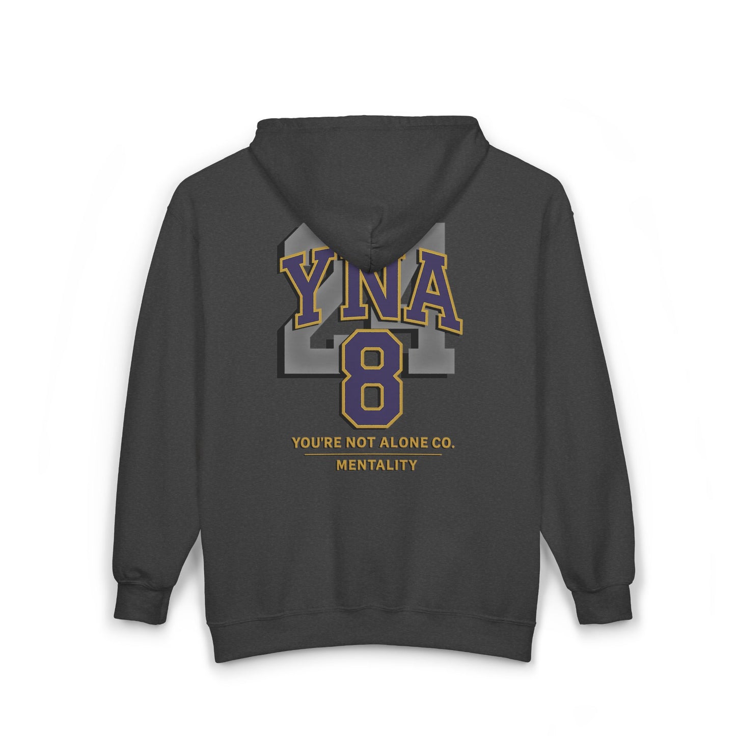 Mentality Full Zip Up Hooded Sweatshirt