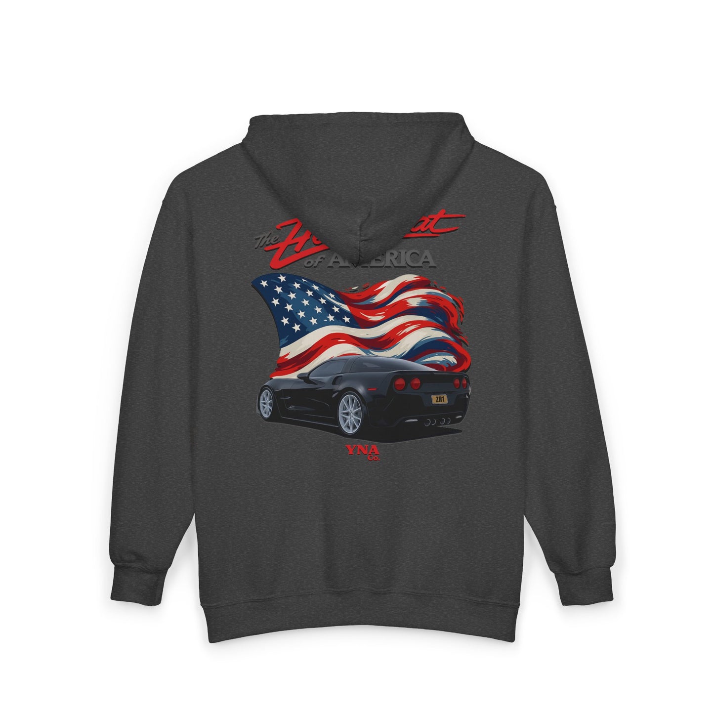 The Heartbeat of America III Full Zip Up Hoodie
